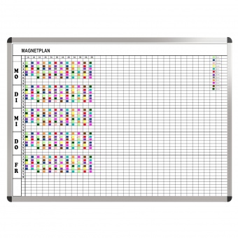 Klassen-Plantafel, 8 Stunden Mo-Fr, für 35 Klassen, 103x157 cm, Klassen-Plantafel, 8 Stunden Mo-Fr, für 35 Klassen, 103x157 cm,